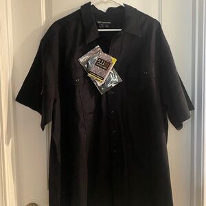 5.11 Tactical Men's Dark Button Down Shirt